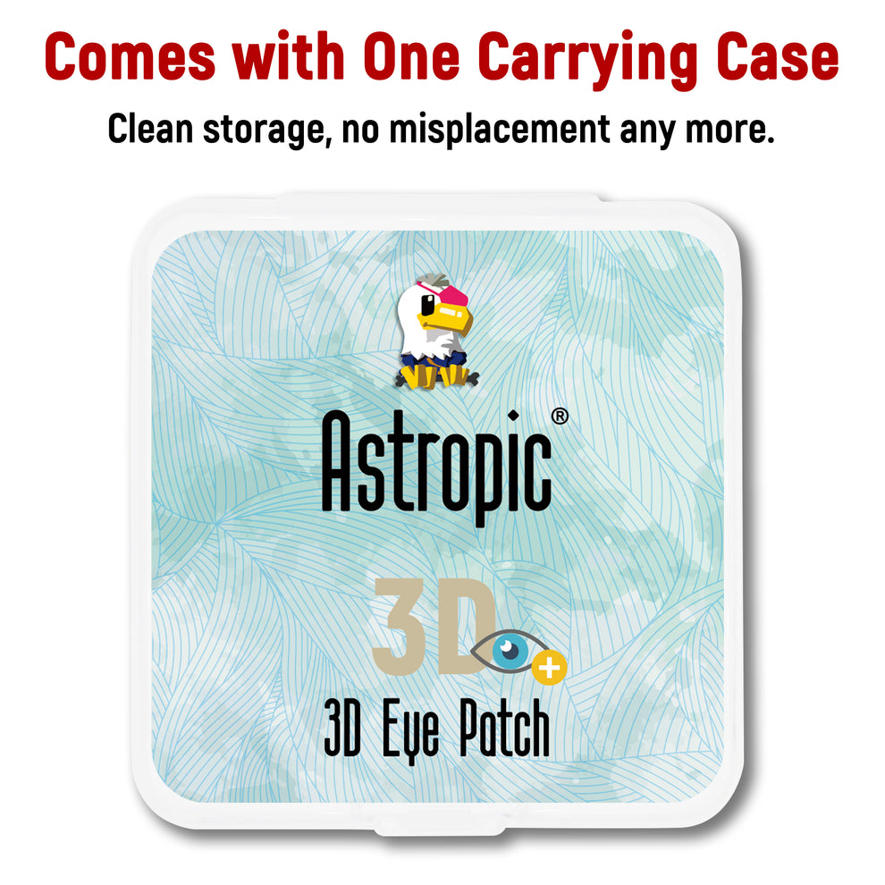 3D Silk Eye Patch for Adults Kids | Medical Eye Patch for Glasses (Balck, Right Eye)