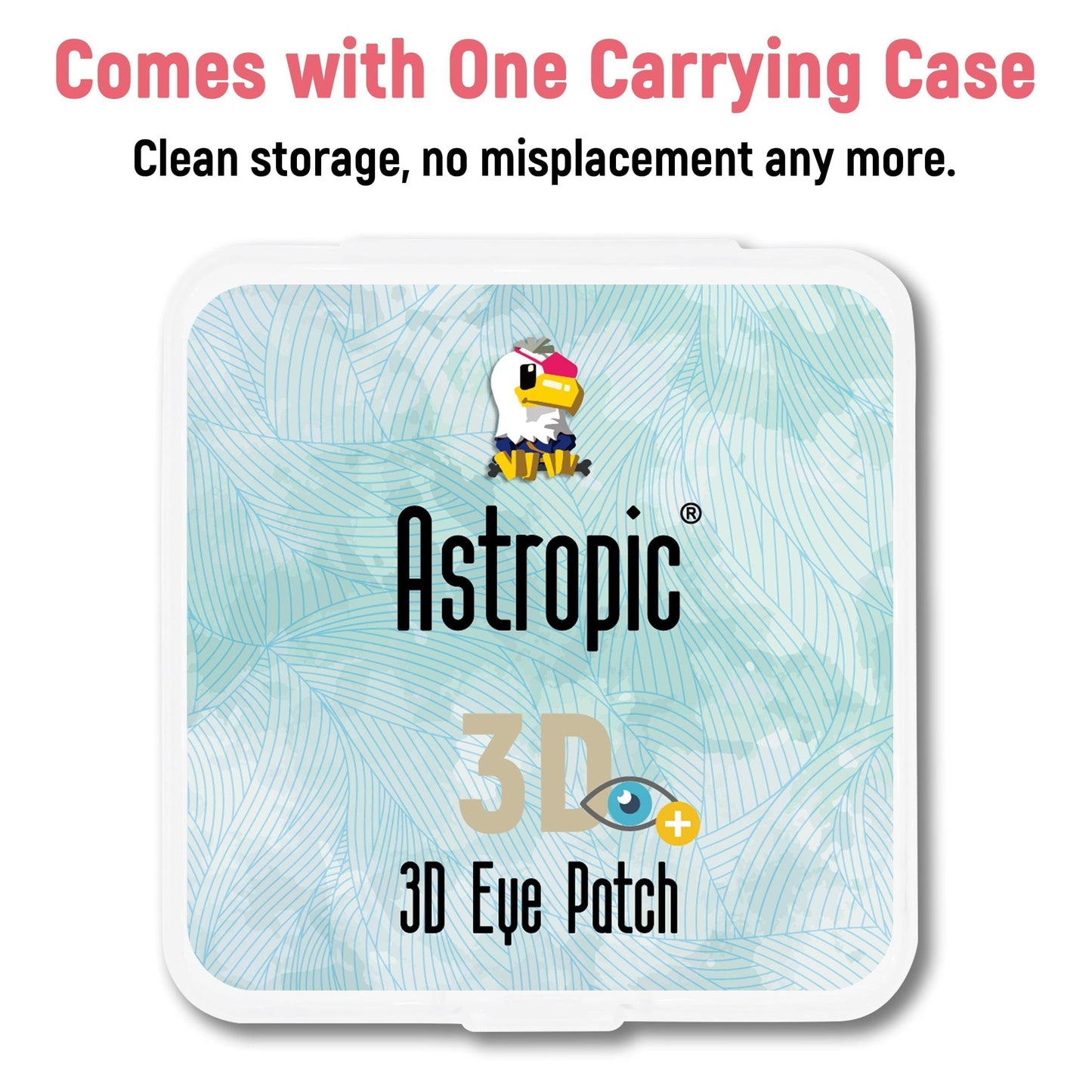 3D Silk Eye Patch for Kids Girls Glasses (Pink Unicorn, Right Eye)