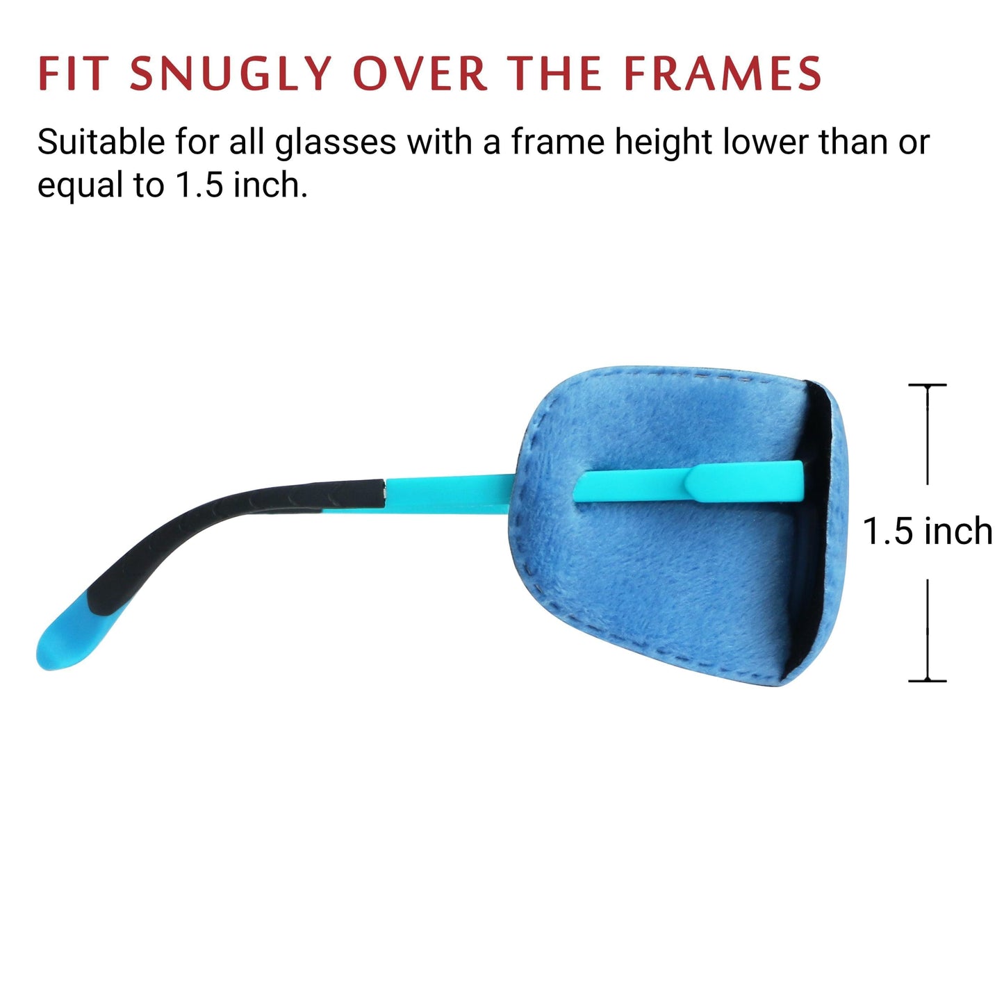 2Pcs Eye Patches for Kids Glasses (Rocket & Football)