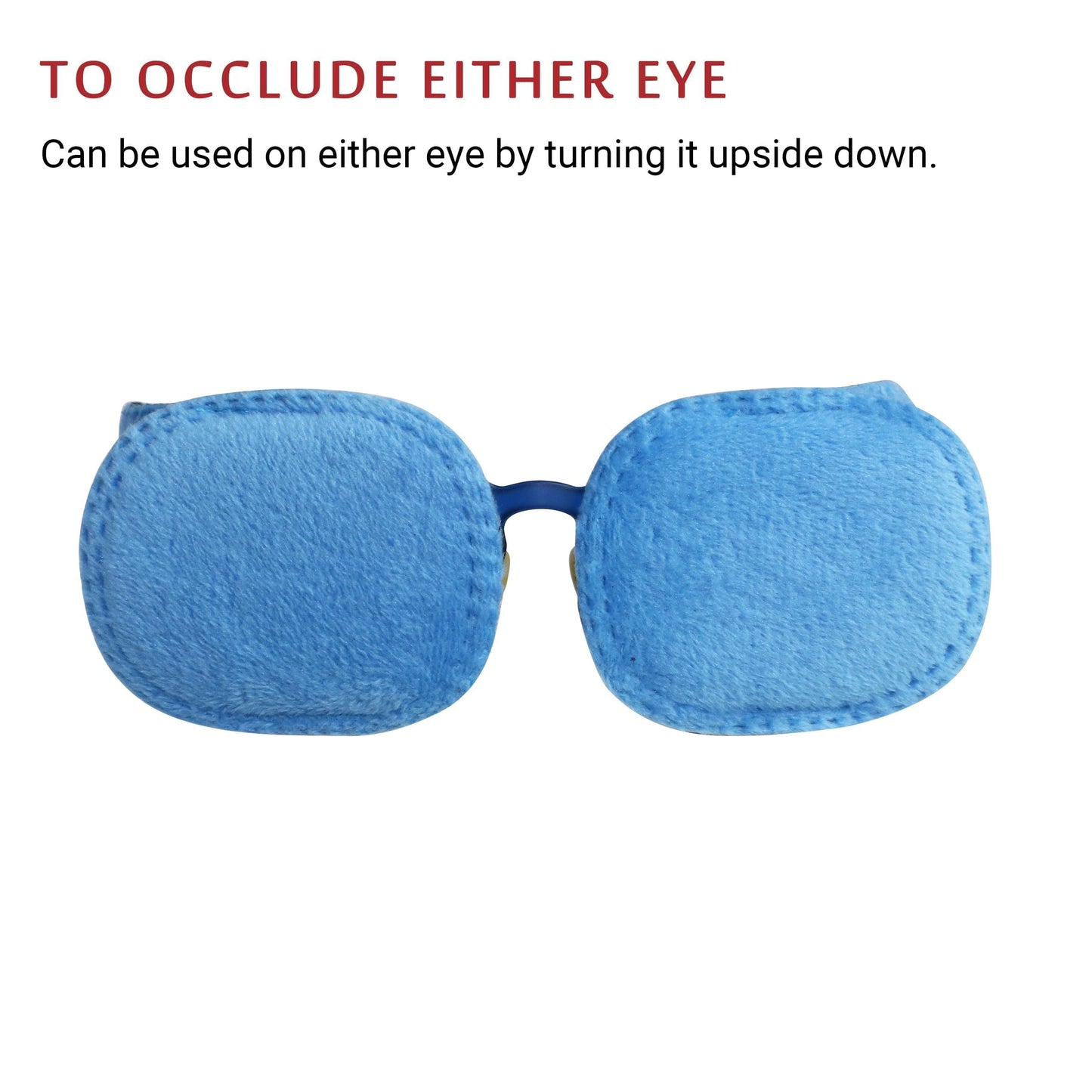 2Pcs Eye Patches for Kids Glasses (Blue)