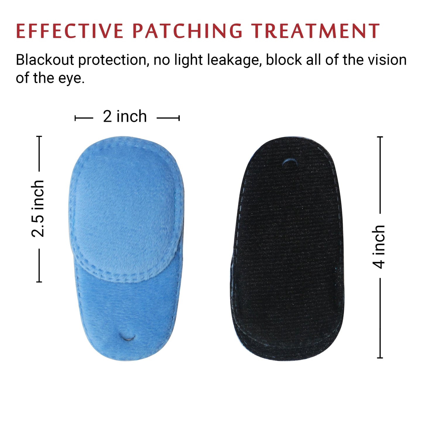 2Pcs Eye Patches for Kids Glasses (Blue)