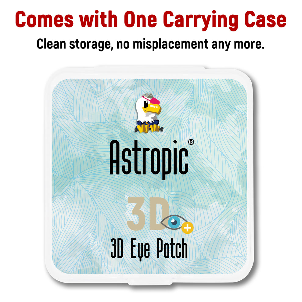 3D Silk Eye Patch for Adults Kids | Medical Eye Patch for Glasses (Balck - Evil Eye, Left Eye) 