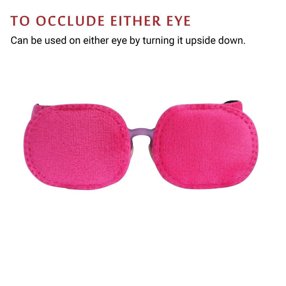 2Pcs Eye Patches for Kids Glasses (Pink) 